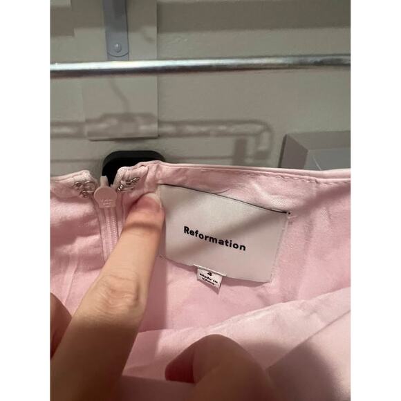 Reformation Laguna two pieces Set Pink size 4 - Picture 8 of 9